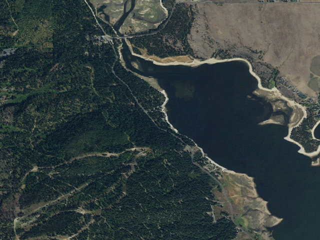 Aerial image of Amanita Campground