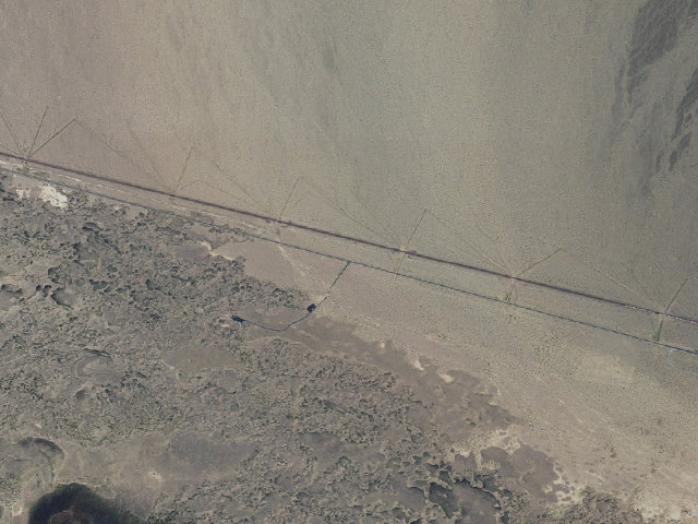 Aerial image of Amboy Crater National Natural Landmark