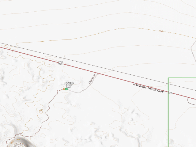 USGS topographic map of Amboy Crater National Natural Landmark