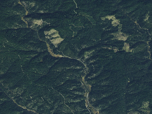 Aerial image of American River