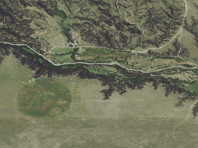 Aerial image of Anderson Bridge WMA