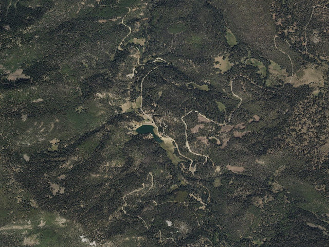 Aerial image of Anderson Meadow Rec Site