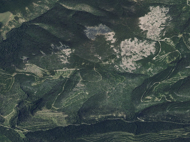 Aerial image of Anderson Peak Area Rd 3302-1