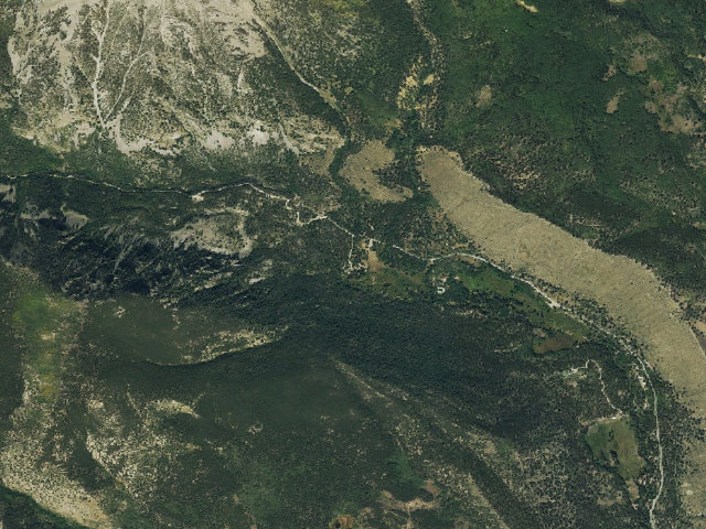 Aerial image of Angel of Shavano Campground