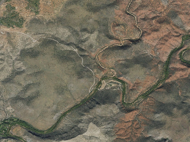 Aerial image of Angel Valley Dispersed Camping Area