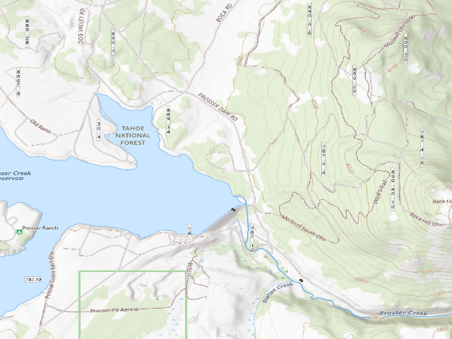 USGS topographic map of Annie Mcloud