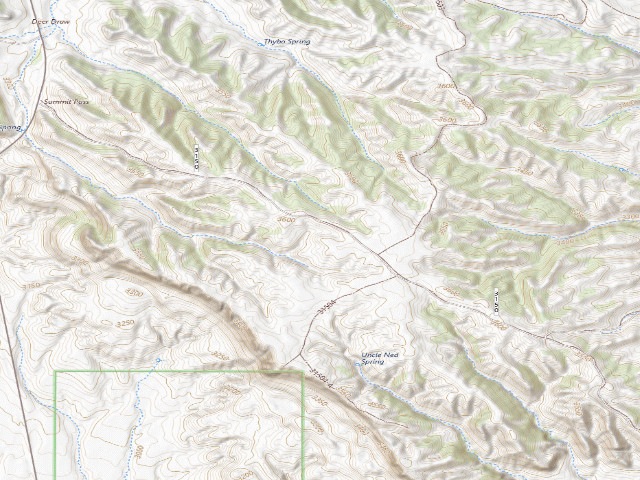 USGS topographic map of Antelope Rd