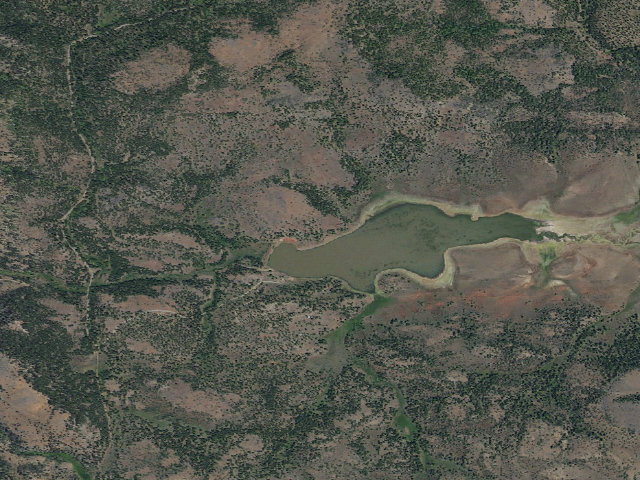 Aerial image of Antelope Reservoir