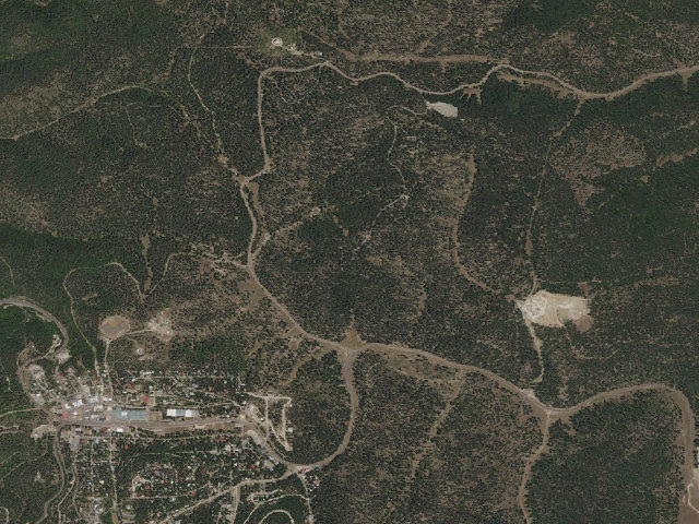 Aerial image of Apache Campground