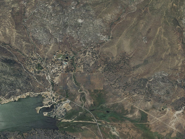 Aerial image of Apple Canyon Yellow Post Sites