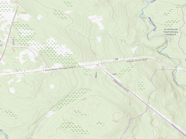 USGS topographic map of Apple Tree Site
