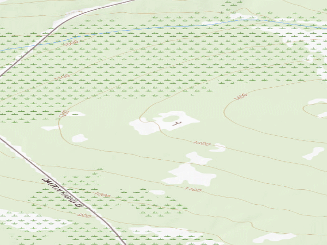 USGS topographic map of Arctic Circle Campground (Dalton Highway MP 115)