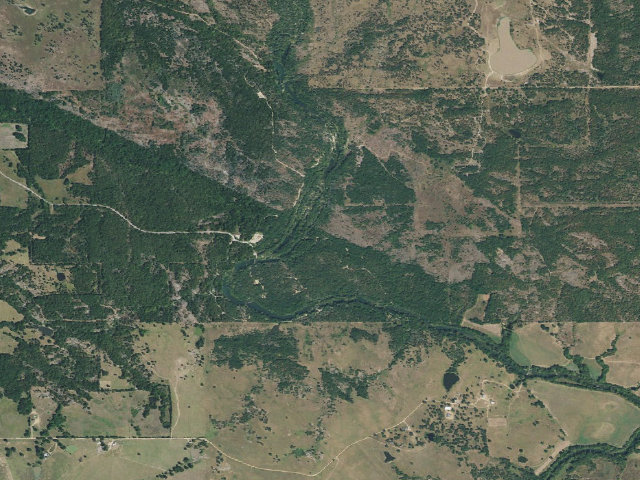 Aerial image of Area 6 (Blue River PFHA)