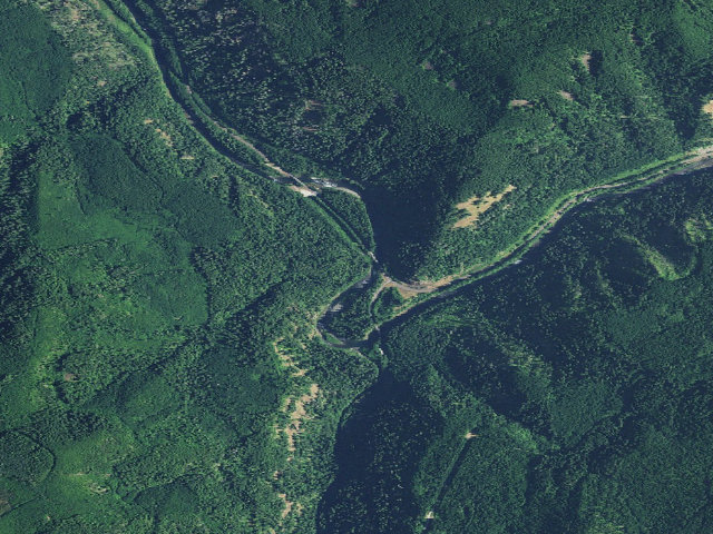 Aerial image of Armstrong Campground