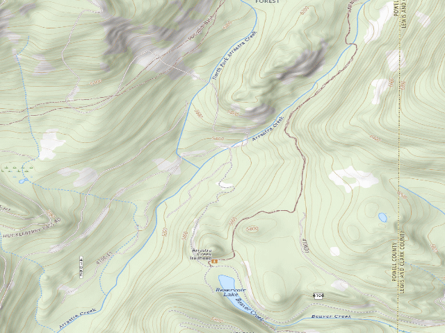 USGS topographic map of Arrastra Crk-008