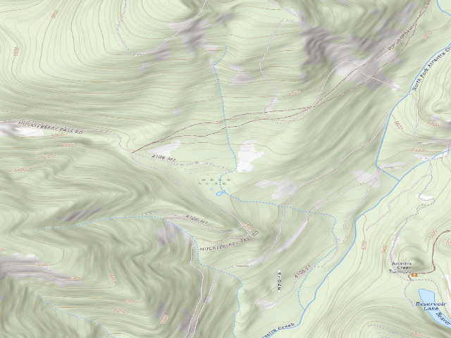 USGS topographic map of Arrastra/Porcupine488-011