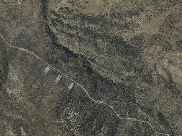 Aerial image of Arrastre Trail Camp
