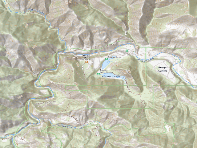 USGS topographic map of Arroyo Seco Group