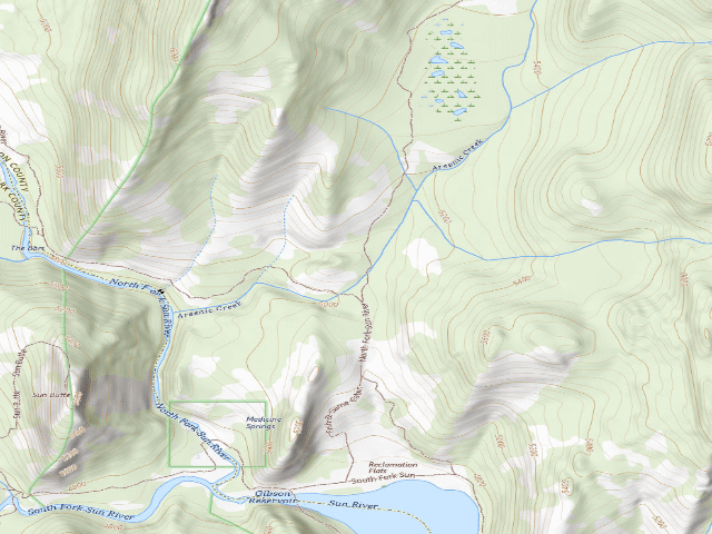 USGS topographic map of Arsenic 003