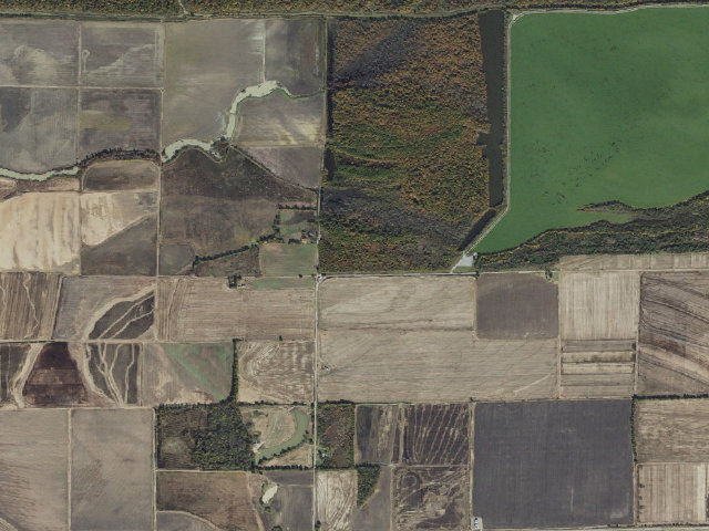 Aerial image of Ashbaugh Woods Camping Area