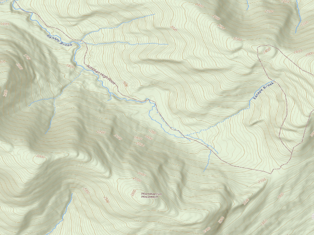 USGS topographic map of Ashokan High Point Trail Primitive Campsite #2 (Sundown Wild Forest)