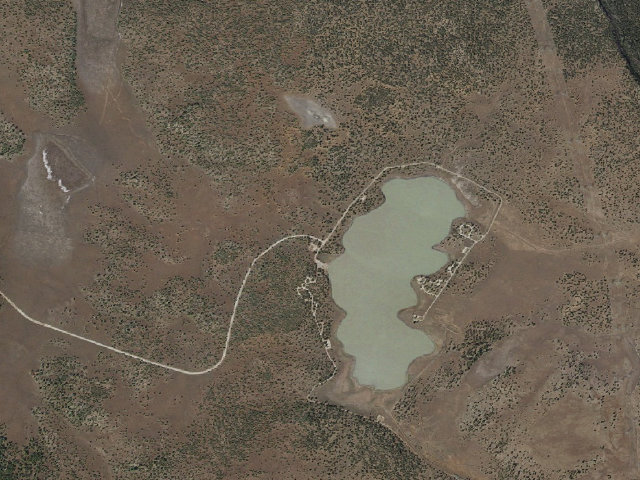 Aerial image of Ashurst Lake Campgrounds