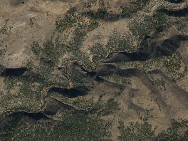 Aerial image of Aspen Campground