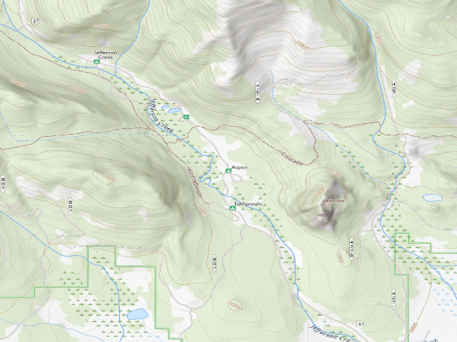 USGS topographic map of Aspen