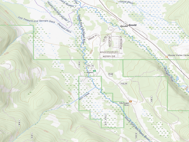 USGS topographic map of Aspen