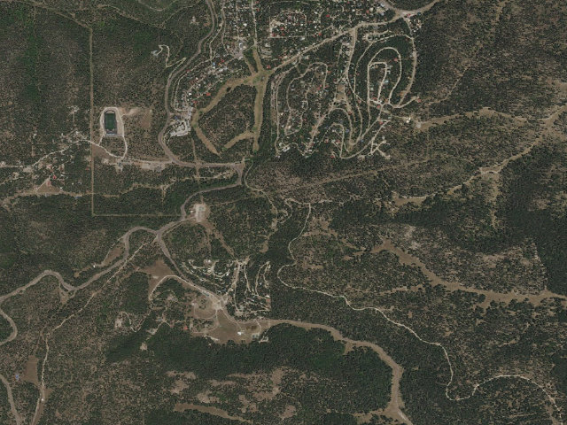 Aerial image of Aspen Group Campground