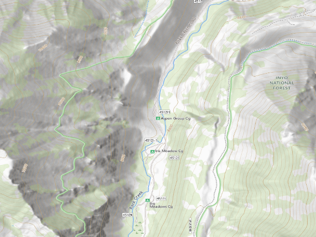 USGS topographic map of Aspen Group Cg