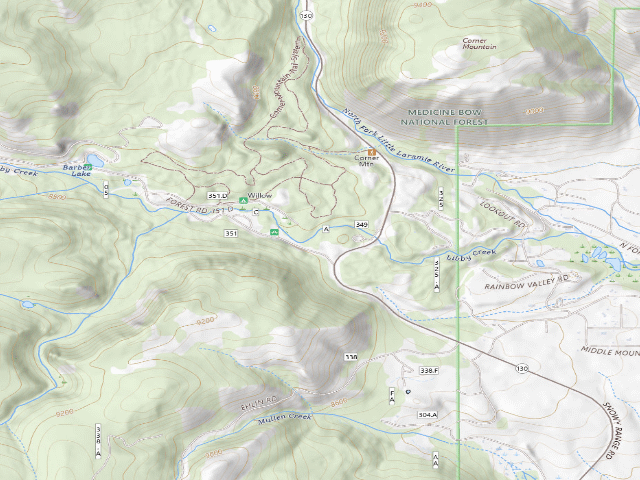 USGS topographic map of Aspen