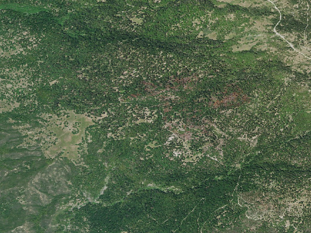 Aerial image of Atchison Campground