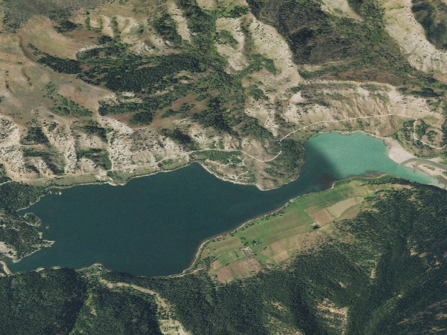 Aerial image of Atherton Creek Campground