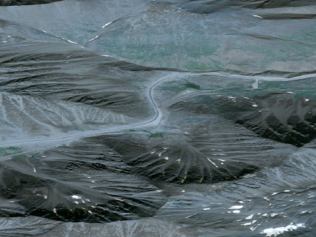 Aerial image of Atigun Pass
