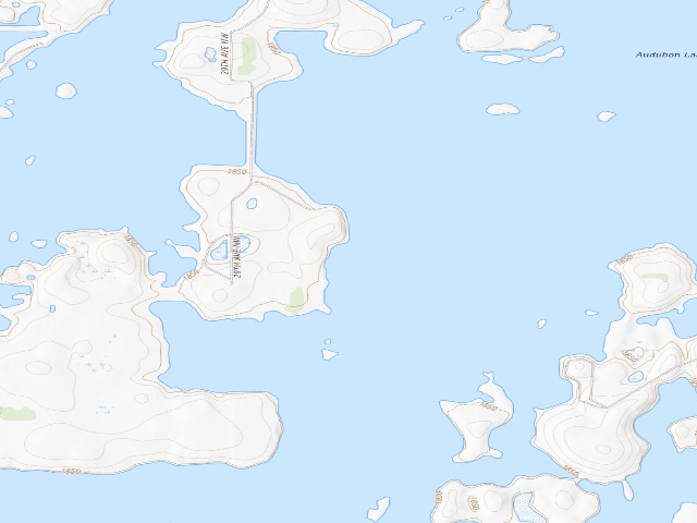 USGS topographic map of Audubon WMA (McLean County)
