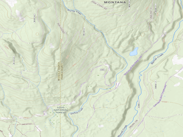 USGS topographic map of Auggie Cut-Off 02