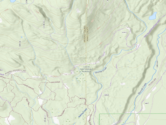 USGS topographic map of Auggie Cut-Off 03