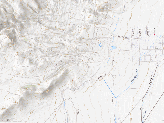 USGS topographic map of Aurora Open Ohv Area