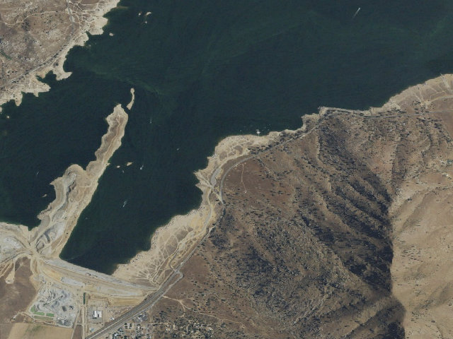 Aerial image of Auxiliary Dam