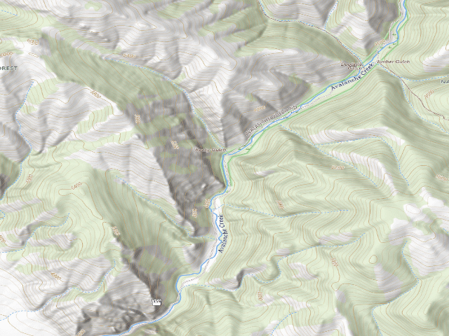 USGS topographic map of Avalanche06