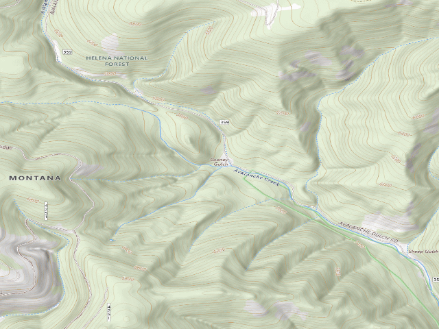USGS topographic map of Avalanche23B