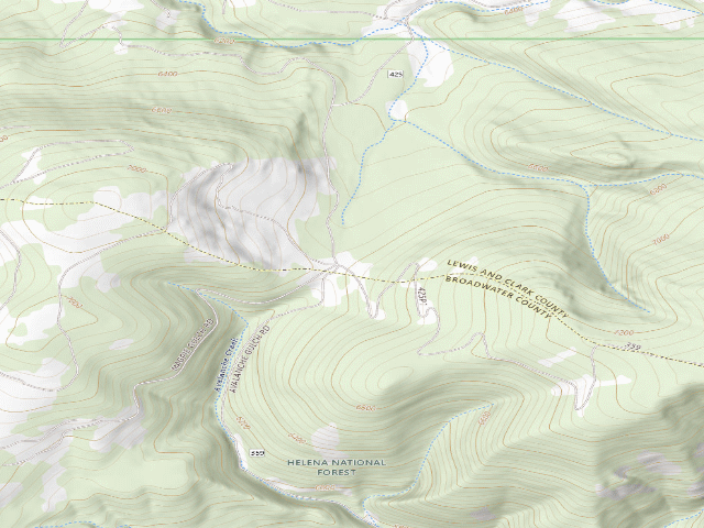 USGS topographic map of Avalanche24