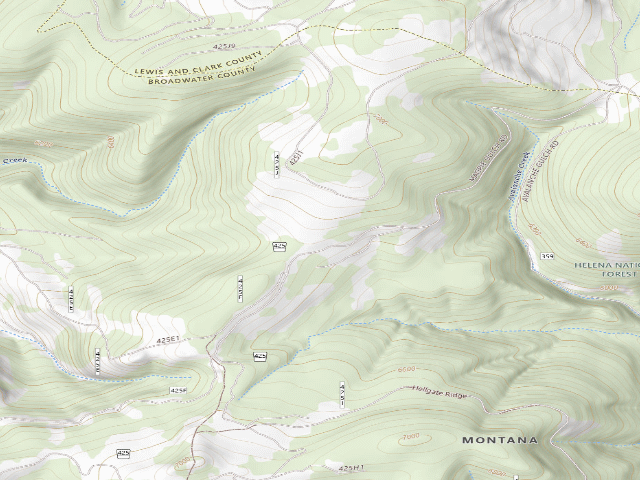 USGS topographic map of Avalanche26