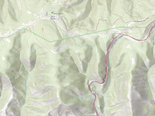 USGS topographic map of Avintaquin Campground