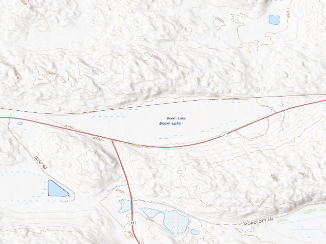 USGS topographic map of Avocet WMA