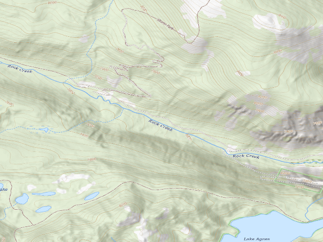 USGS topographic map of Awful Road