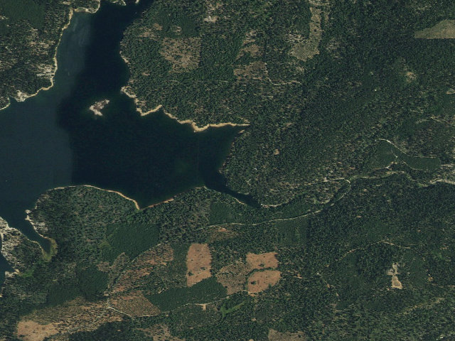 Aerial image of Azalea Cove Campground