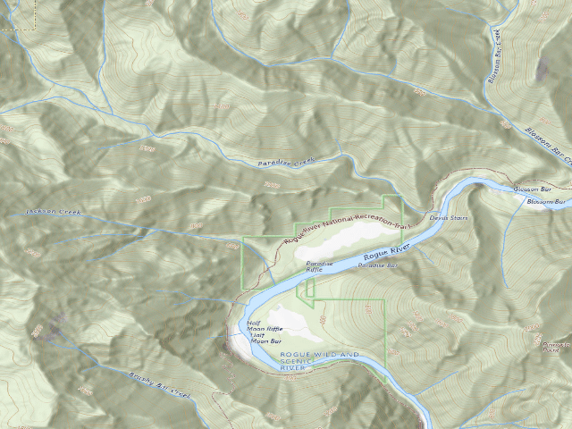 USGS topographic map of Azalea Lake Camping Area
