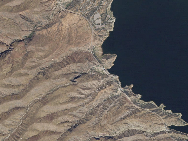 Aerial image of Bachelor Cove Dispersed